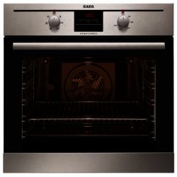 AEG BE300302KM Built-in Single Fan Oven in Stainless Steel